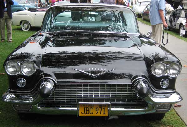 The'58 Eldorado Brougham came with a bar set in the glove box as well as a