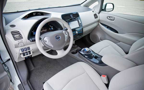 Nissan Leaf Interior Pictures. The Leaf#39;s interior is at once